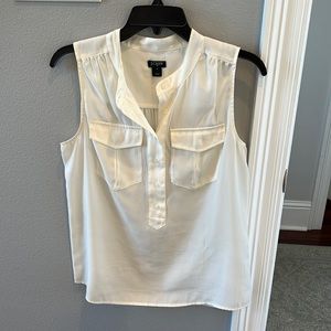 J crew white top
